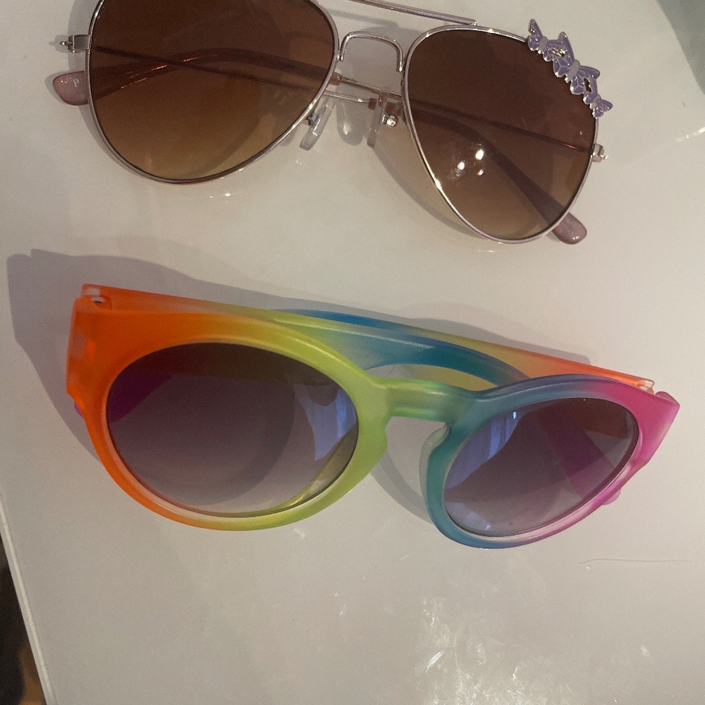 Rainbow Sunglasses & butterfly sunglasses